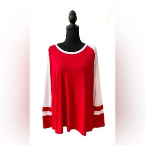 Augusta Sportswear: Red and White Jersey Shirt